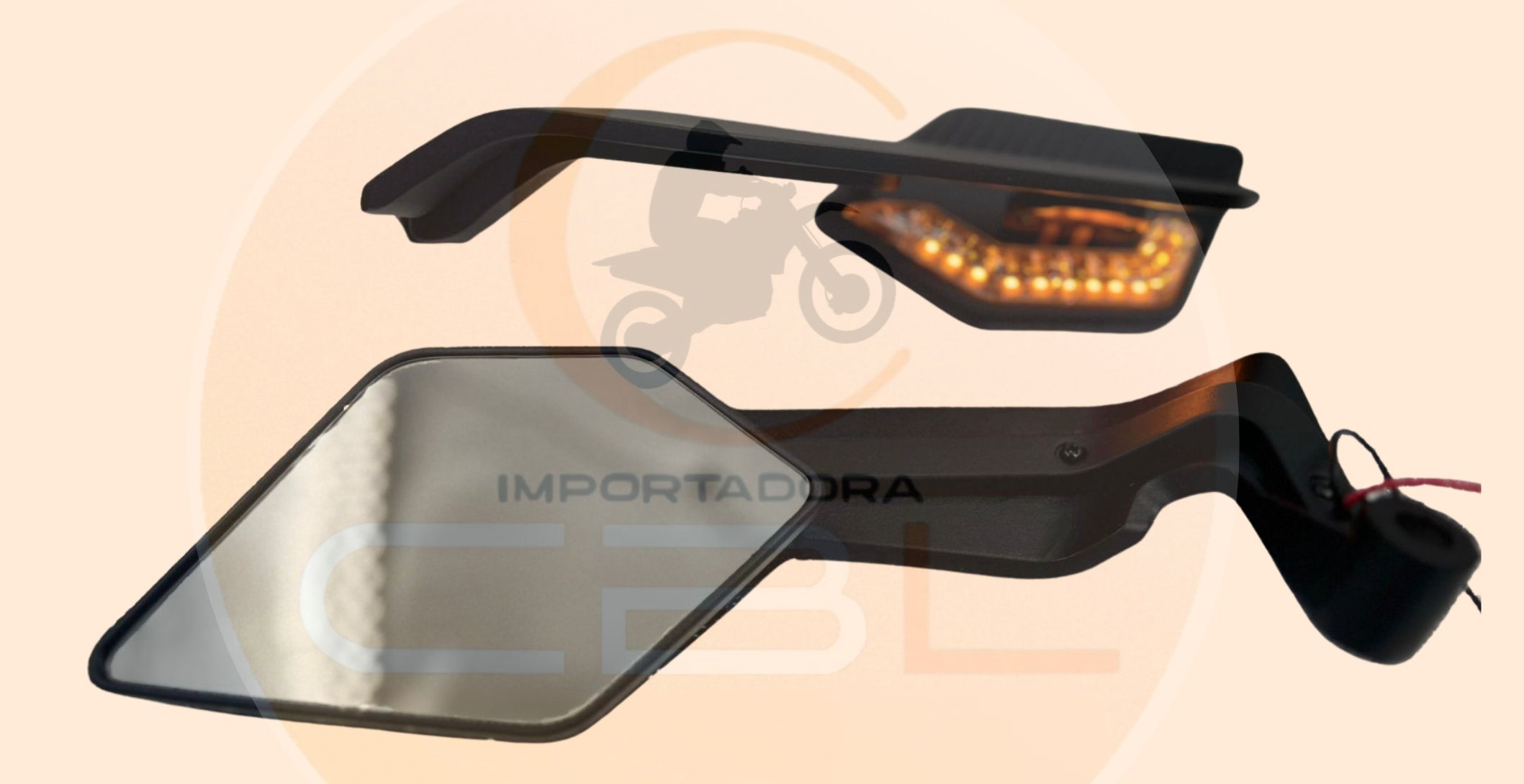 PAR DE ESPEJOS STEALTH MAX